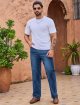 Men's Relaxed Fit Jeans Comfort Stretch Denim Pants